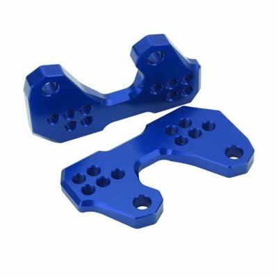 Blue 0.05mm CNC Aluminum Bracket Aluminum CNC Machining Parts