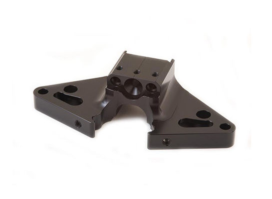 6082 Automobile CNC Aluminum Bracket Black Anodized Finish Surface